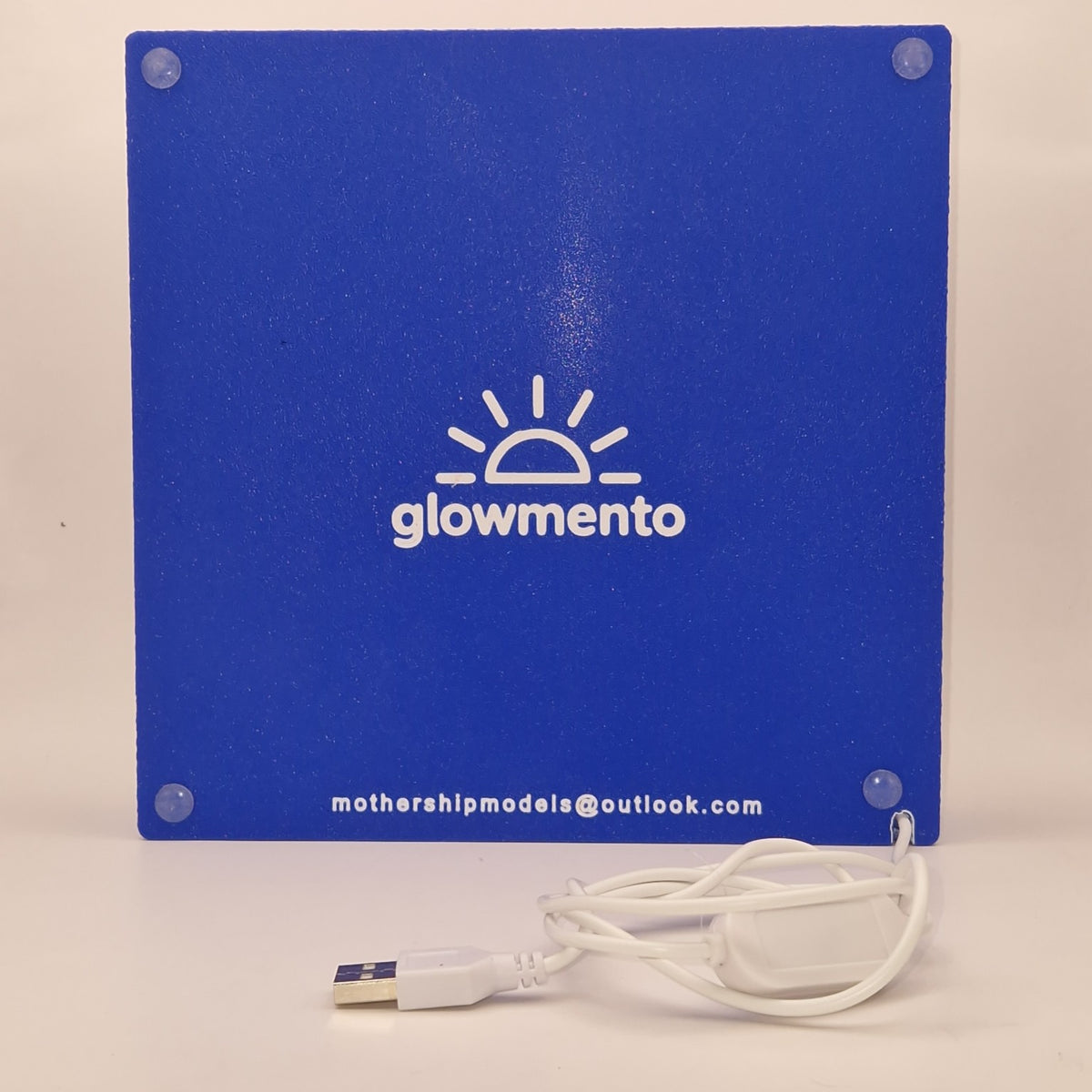 Glowmento Ibrox Stadium rear branded panel and USB cable